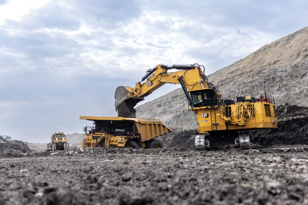 All terrain crane in operation